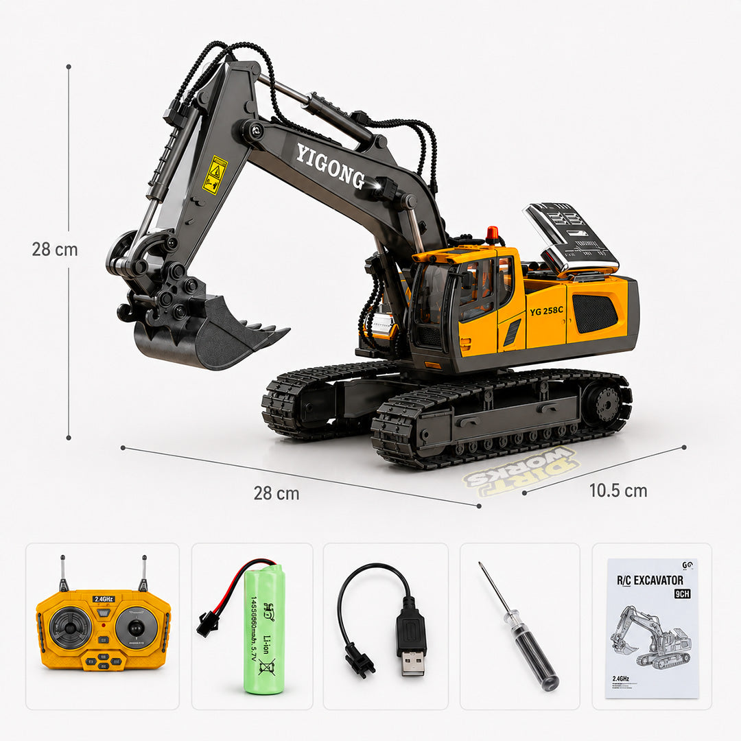 DirtWorks™ Ultimate RC Excavator