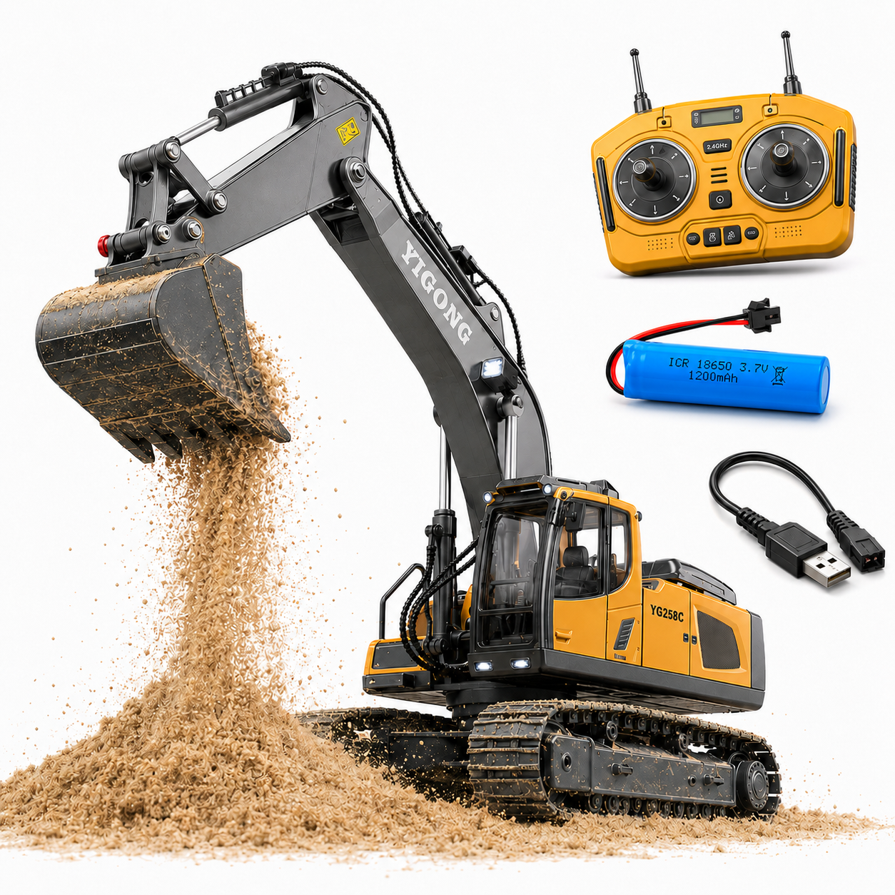 DirtWorks™ Ultimate RC Excavator